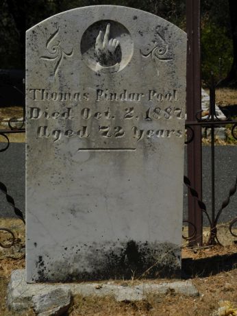 [Picture of Thomas Pindar Pool grave]